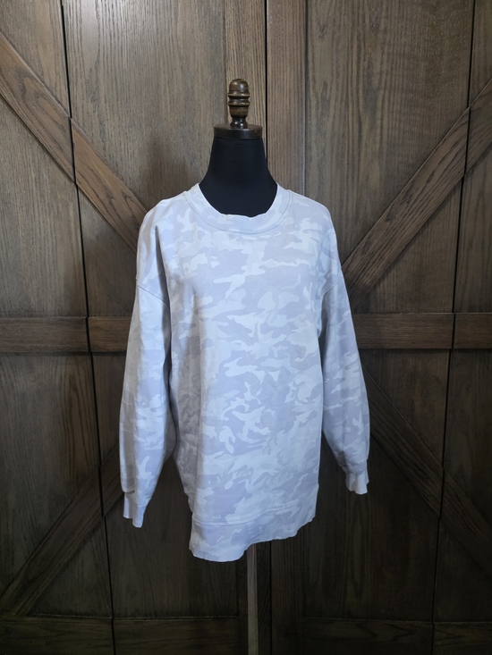 lululemon athletica Tops - Lululemon Oversized Camo Crewneck Sweatshirt